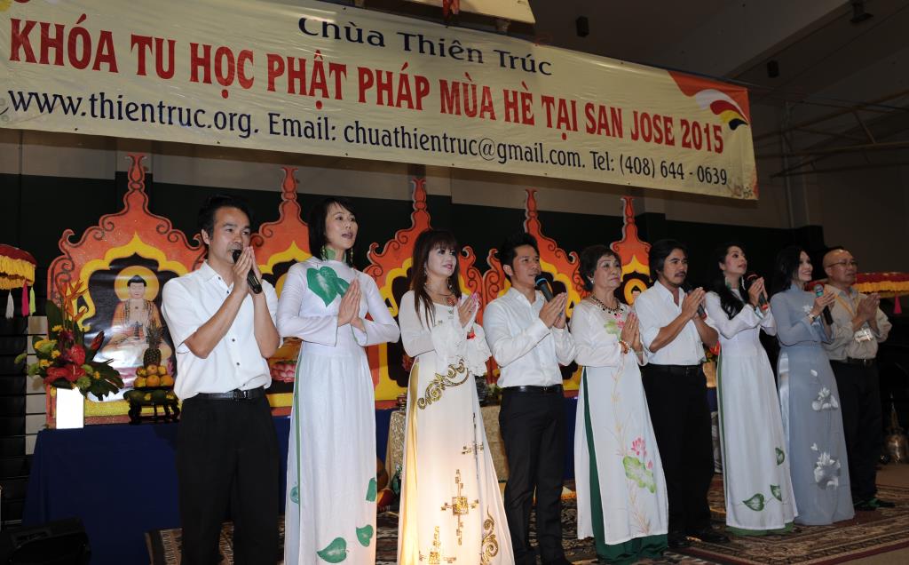 Chùa Thiên Trúc, San Joe (Hoa Kỳ) Tổ Chức Lễ Bế Mạc Khóa Tu Phật Pháp Mùa Hè Năm 2015