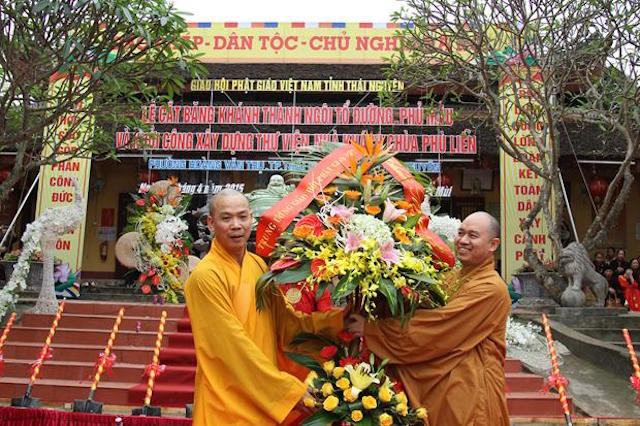Thái Nguyên: Lễ lạc thành các công trình tín ngưỡng chùa Phù Liễn và khởi công xây dựng Thư viện Trụ sở  Ban Trị sự