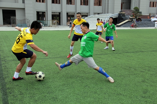 Thái Bình :CLB Bóng đá Chùa Phù Liễn đá giao lưu với đội bóng Tòa Giám mục Thái Bình