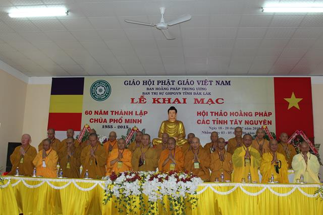 Đăk Lăk: Khai Mạc Hội Thảo Hoằng Pháp Các Tỉnh Tây Nguyên