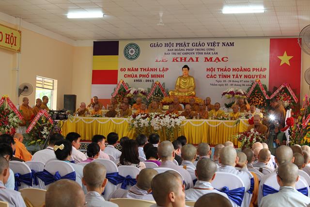 Đăk Lăk: Khai Mạc Hội Thảo Hoằng Pháp Các Tỉnh Tây Nguyên