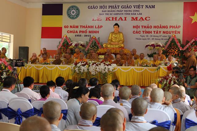 Đăk Lăk: Khai Mạc Hội Thảo Hoằng Pháp Các Tỉnh Tây Nguyên