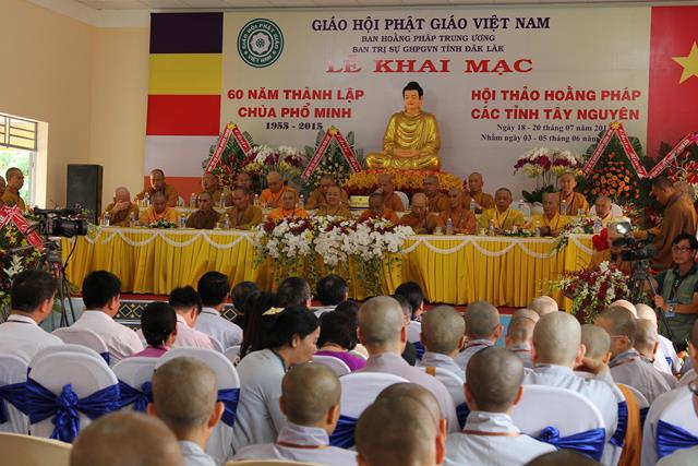 Đăk Lăk: Khai Mạc Hội Thảo Hoằng Pháp Các Tỉnh Tây Nguyên