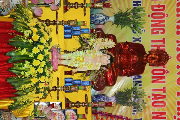 Hà Nội: Chùa Phả Quang Lễ Tắm Phật, Khởi Công Xây Dựng Tam Bảo.
