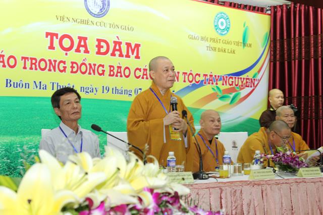 Tọa đàm “Sinh hoạt Phật giáo trong đồng bào các Dân tộc Tây Nguyên”