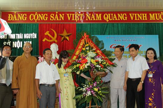 Thái Nguyên: Ban Trị sự chúc mừng 60 năm ngày truyền thống ngành quản lý nhà nước về  Tôn giáo tỉnh Thái Nguyên