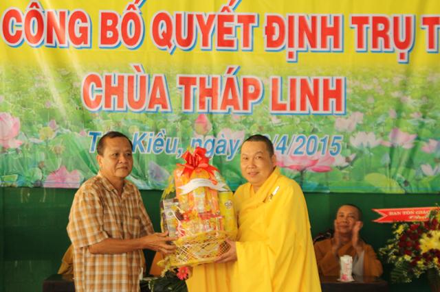 Đồng Tháp: Bổ Nhiệm Trụ Trì Chùa Tháp Linh