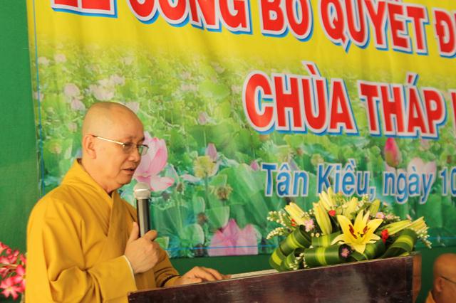 Đồng Tháp: Bổ Nhiệm Trụ Trì Chùa Tháp Linh
