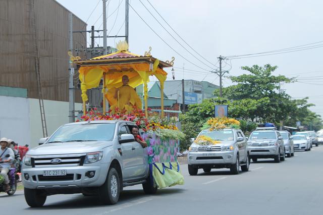 Đồng Tháp: Cung Nghinh Tôn Tượng Cố HT. Thích Trí Tịnh