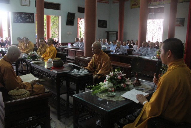Thái Bình: Trường hạ chùa Thánh Long tổ chức lễ khai pháp