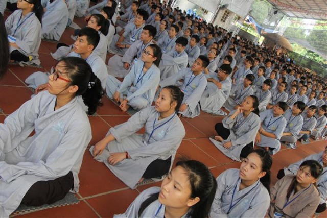 Thái Bình: Nhiều cảm xúc trong ngày tu thứ hai tại chùa Từ Xuyên
