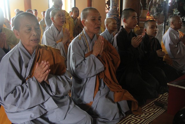 Thái Bình: Trường hạ chùa Quan Âm tổ chức lễ khai pháp