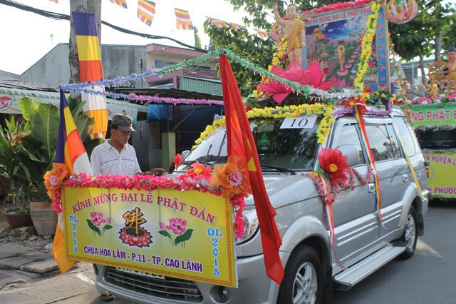 Phật Giáo Đồng Tháp Tổ Chức Chương Trình Phật Đản PL. 2559