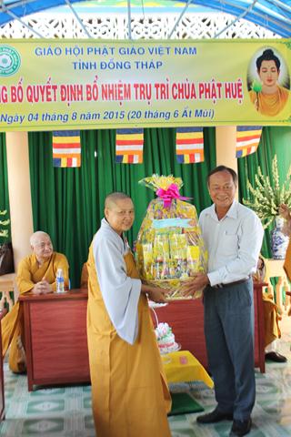 Đồng Tháp: Lễ Bổ Nhiệm Trụ Trì Chùa Phật Huệ