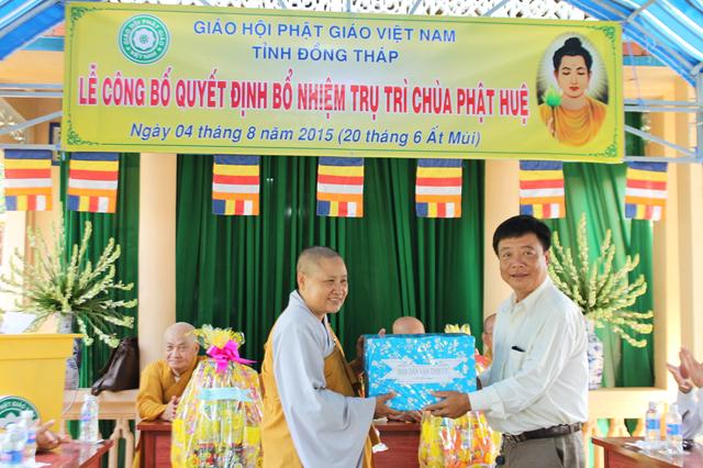 Đồng Tháp: Lễ Bổ Nhiệm Trụ Trì Chùa Phật Huệ