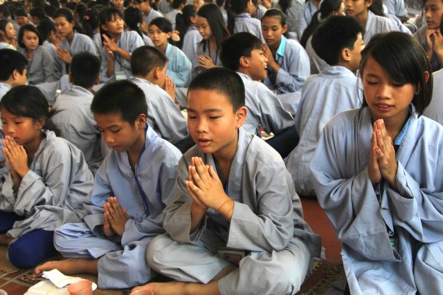 Thái Bình: Khóa tu “Nụ thương sen hồng” lần thứ ba tại chùa Từ Xuyên