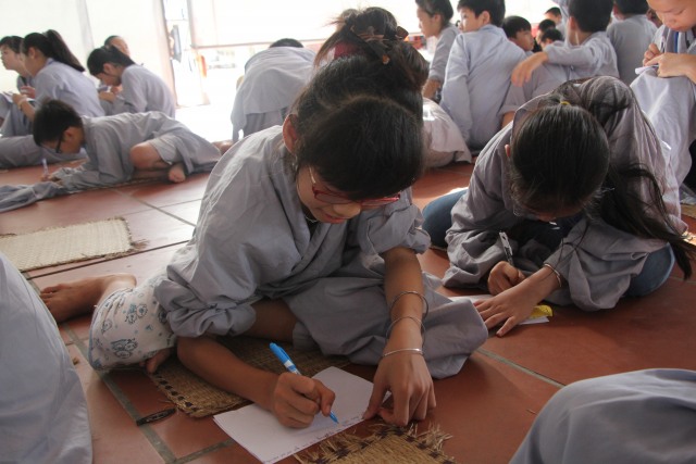 Thái Bình: Khóa tu sen hồng chùa Từ Xuyên (ngày thứ ba)