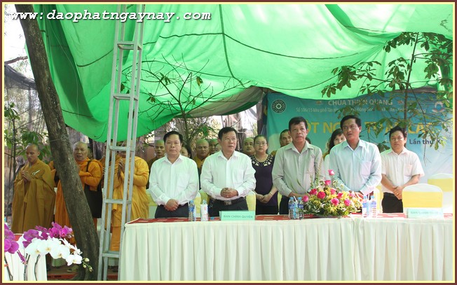 Bình Dương: Lễ Đúc Đại Hồng Chung Tại Chùa Thiên Quang