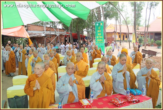 Bình Dương: Lễ Đúc Đại Hồng Chung Tại Chùa Thiên Quang