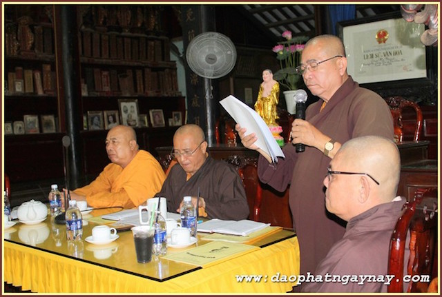 BTS PG Bình Dương hướng dẫn tổ chức Phật đản PL.2559, tổ chức An cư kiết hạ 2015