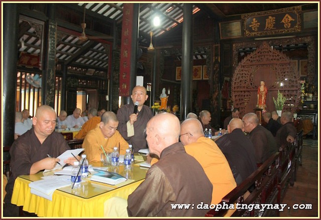 BTS PG Bình Dương hướng dẫn tổ chức Phật đản PL.2559, tổ chức An cư kiết hạ 2015