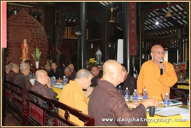 BTS PG Bình Dương hướng dẫn tổ chức Phật đản PL.2559, tổ chức An cư kiết hạ 2015