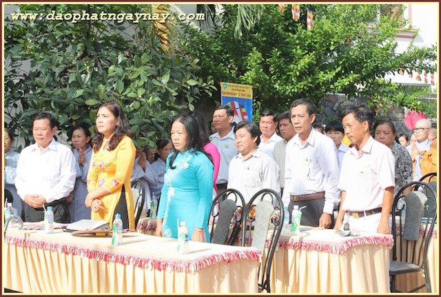 Bình Dương: Ban Trị Sự PG.Huyện Thuận An  Chào mừng đại lễ PD.2559