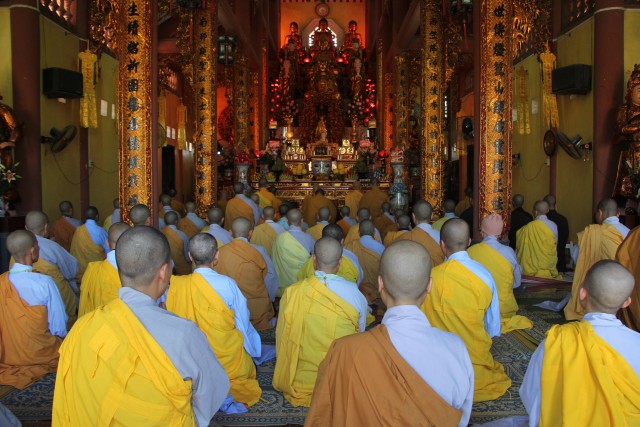 Thái Bình: Trường hạ Thánh Long tổ chức khai khóa an cư kiết hạ - PL.2559 – DL.2015