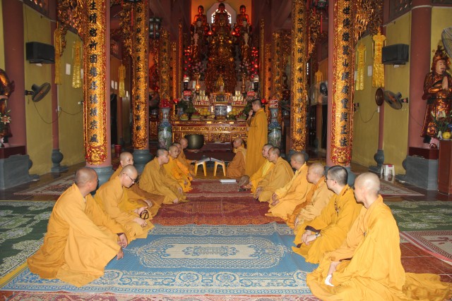 Thái Bình: Trường hạ Thánh Long tổ chức khai khóa an cư kiết hạ - PL.2559 – DL.2015