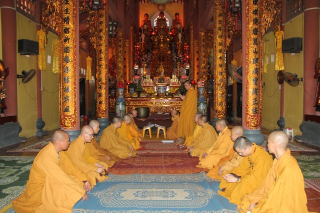 Thái Bình: Trường hạ Thánh Long tổ chức khai khóa an cư kiết hạ - PL.2559 – DL.2015