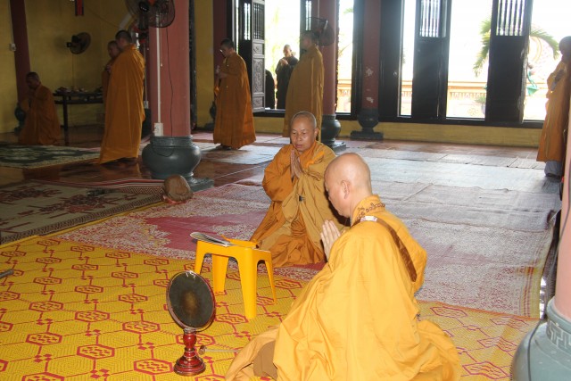 Thái Bình: Trường hạ Thánh Long tổ chức khai khóa an cư kiết hạ - PL.2559 – DL.2015