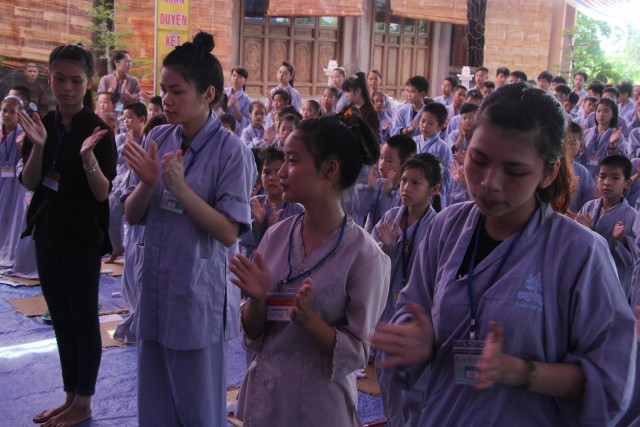 Thái Bình: Chùa Hoằng Văn lần đầu tiên tổ chức khóa tu mùa hè