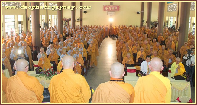 Bình Dương:  lễ khai hạ tịnh nghiệp đạo tràng  An Cư Kiết Hạ PL.2559