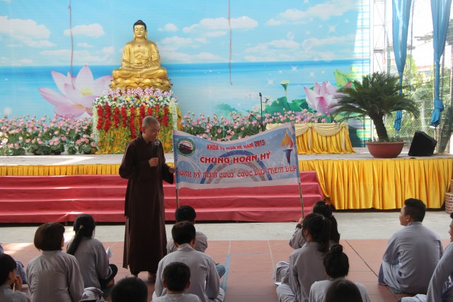 Thái Bình: Chùm ảnh ngày đầu khóa tu mùa hè chùa Từ Xuyên