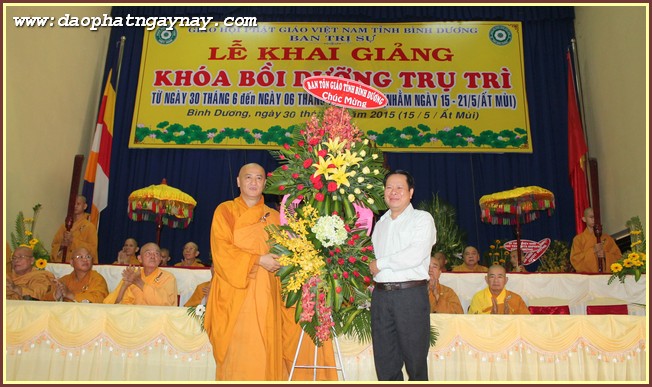 Bình Dương: Khai Mạc Khóa Bồi Dưỡng Trụ Trì