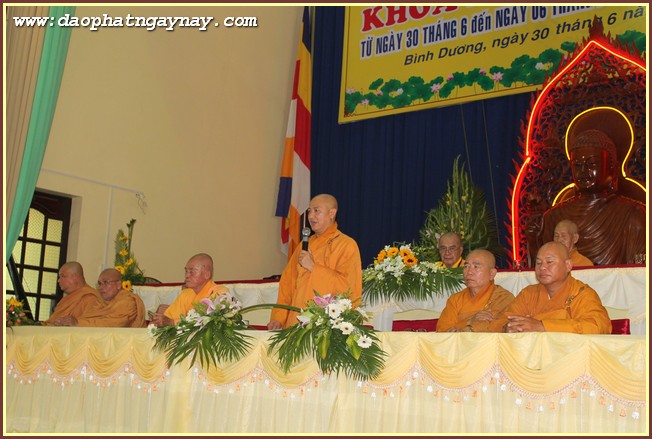 Bình Dương: Khai Mạc Khóa Bồi Dưỡng Trụ Trì