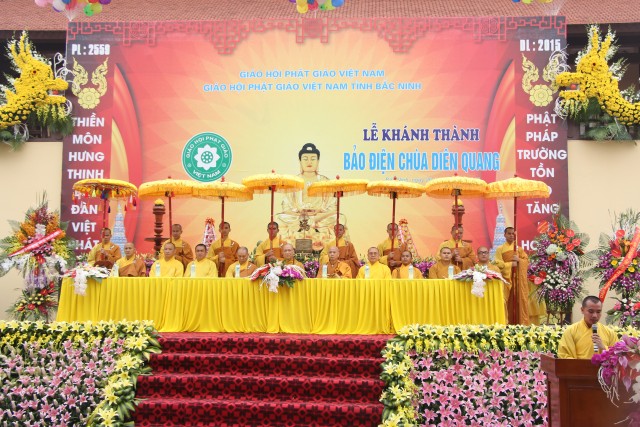 Bắc Ninh: Lễ khánh thành ngôi Đại hùng Bảo điện chùa Diên Quang