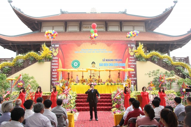 Bắc Ninh: Lễ khánh thành ngôi Đại hùng Bảo điện chùa Diên Quang