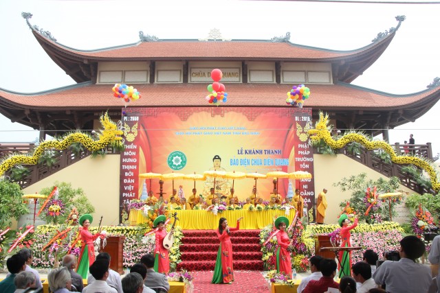 Bắc Ninh: Lễ khánh thành ngôi Đại hùng Bảo điện chùa Diên Quang