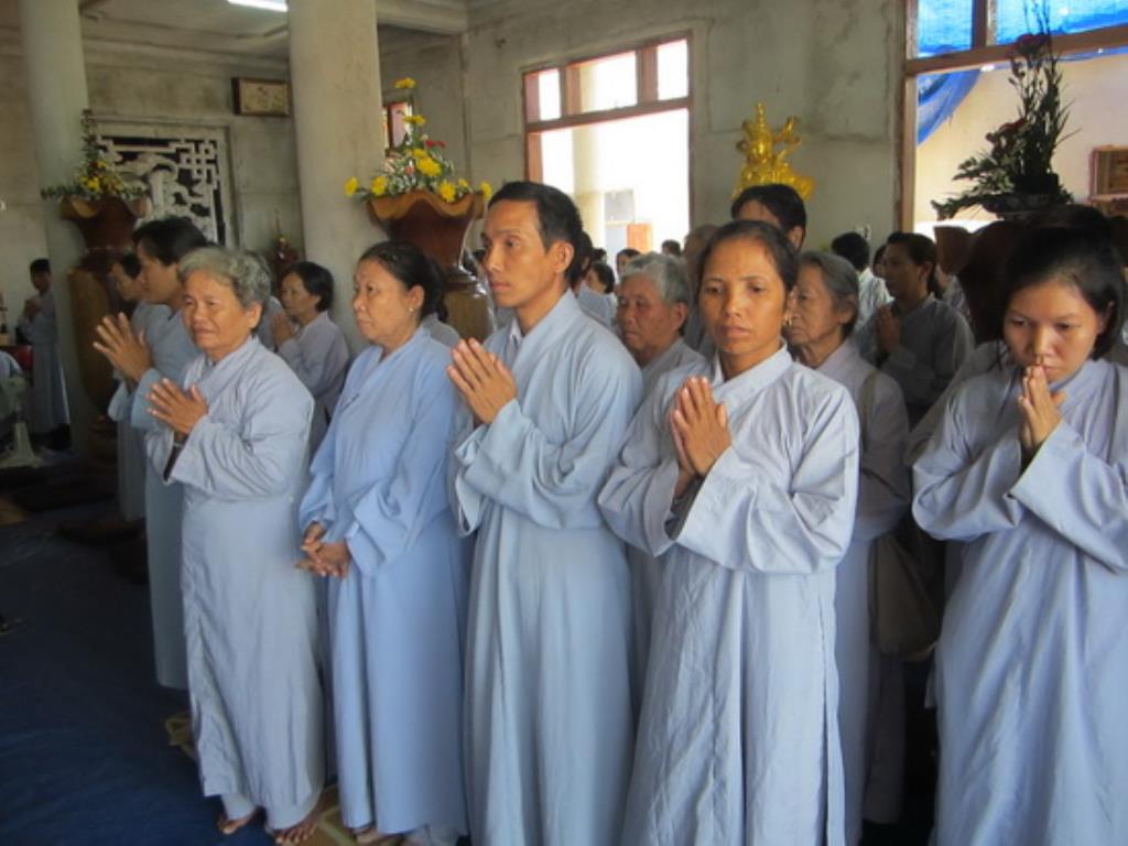 Khóa tu “Một ngày an lạc” ở chùa Long Thọ