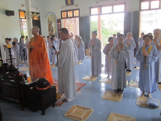 Ninh Hòa: Chùa Đức Hòa tổ chức khóa tu Bát quan trai lần thứ 5