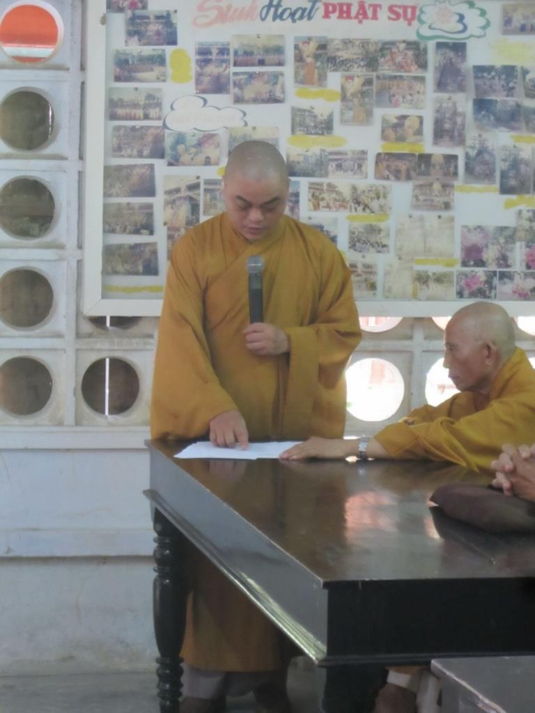 BTS Phật giáo tỉnh Khánh Hòa thăm trường hạ thị xã Ninh Hòa