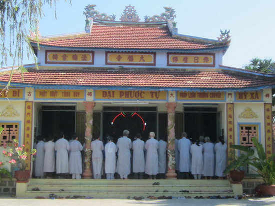 Khánh Hòa: Hơn 200 Phật tử về cộng tu ở chùa Đại Phước