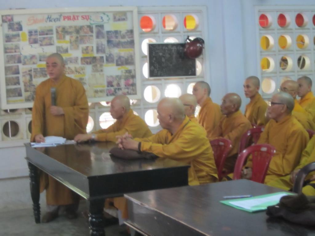 BTS Phật giáo tỉnh Khánh Hòa thăm trường hạ thị xã Ninh Hòa