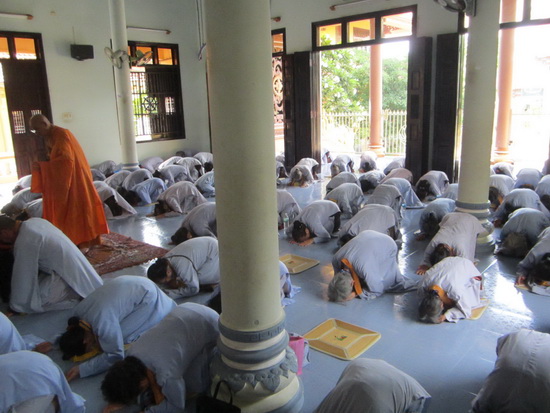 Ninh Hòa: Chùa Đức Hòa tổ chức khóa tu Bát quan trai lần thứ 5