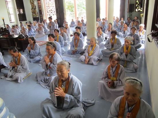 Ninh Hòa: Chùa Đức Hòa tổ chức khóa tu Bát quan trai lần thứ 5