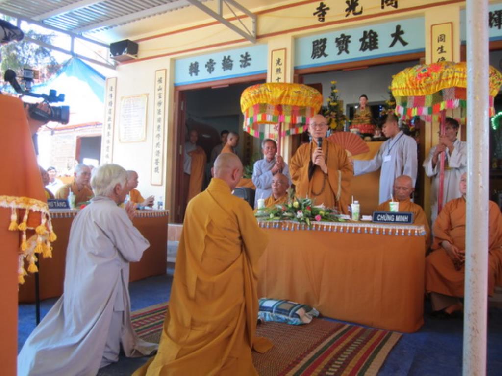 Lễ nhập tự chùa Đồng Quang