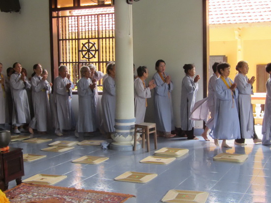 Ninh Hòa: Chùa Đức Hòa tổ chức khóa tu Bát quan trai lần thứ 5