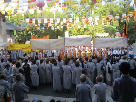 Khánh Hòa: Phật giáo thị xã Ninh Hòa trang nghiêm tổ chức Đại lễ Phật đản PL. 2559
