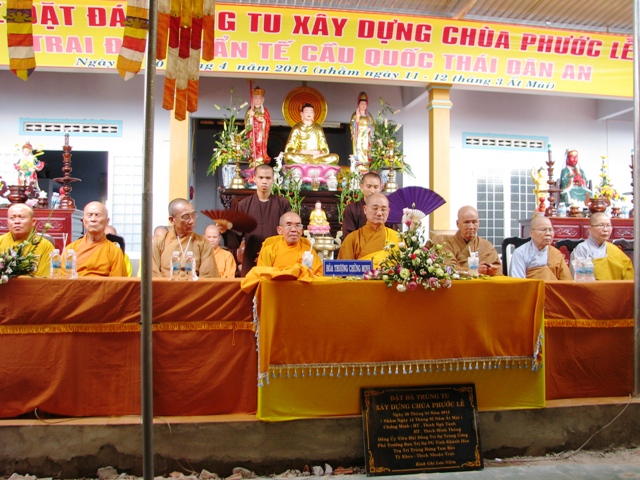 Khánh Hòa: Lễ Đặt đá Khởi công trùng tu Chùa Phước Lễ